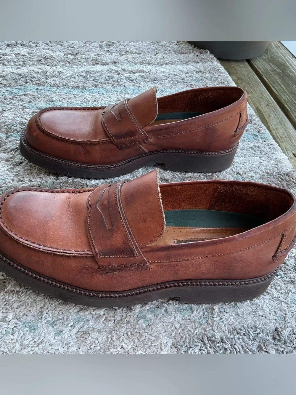 G.H. Bass Weejuns Penny Loafers Men’s 11 Made in Brasil